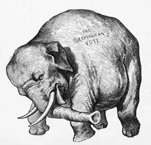 Detail of The Third-Term Panic by Thomas Nast