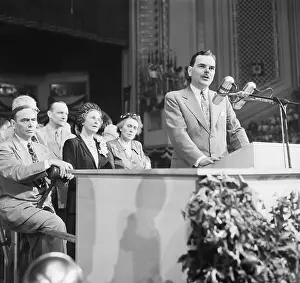 Thomas E Prints: Thomas Dewey Accepting Nomination