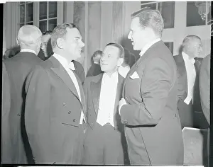 Firestone Jr Prints: Thomas Dewey Speaking with Colleagues