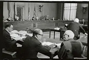 Thomas J Prints: Thomas Dodd Conferring With His Lawyer