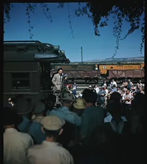 New Mexico Prints: Thomas E Dewey During Campaign Tour