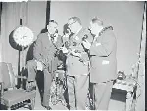 Thomas E. Dewey Taking Campaign Calls