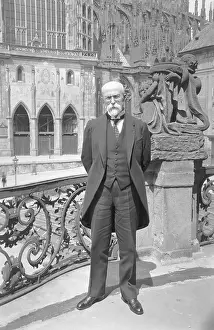 Official Prints: Thomas G Masaryk Standing On Balcony