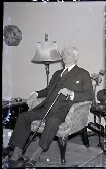 Thomas P Prints: Thomas Gore Posing for Portrait