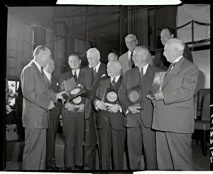 Thomas Watson Prints: Thomas J. Watson Sr. Standing with Others
