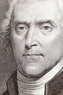Legends and Icons Collection: Thomas Jefferson president of the United States portrait
