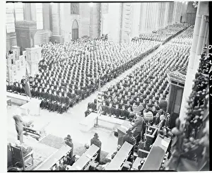 Admiral Prints: Thomas L. Gatch Addressing Crowd