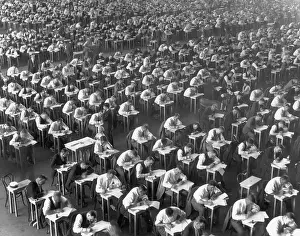Challenge Prints: Ten Thousand Men Taking Police Exam
