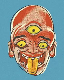 Strange Prints: Three-Eyed Monster