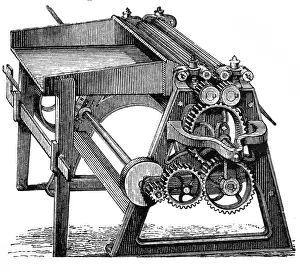 Threshing Prints: Threshing machine