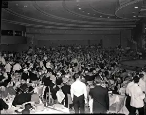 New Years Eve Prints: Throng at Theater on New Years Day