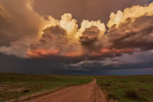 Evening Collection: Thunderstorm towers, Nebraska. USA