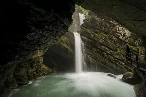 Images Dated 3rd September 2012: Thur Waterfall near Wildhaus in Toggenburg, Alpstein Range, Switzerland, Europe