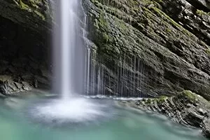 Thur Waterfalls on the Saentisthur River, Unterwasser, Toggenburg, Canton of St