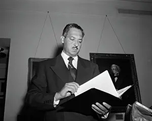Desegregation Prints: Thurgood Marshall Holding Book
