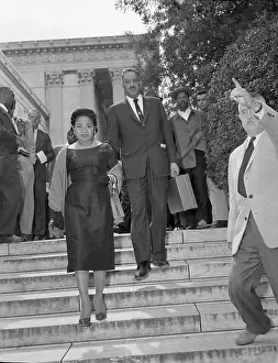 Thurgood Marshall Leaving Supreme Court