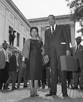 Thurgood Marshall Leaving Supreme Court
