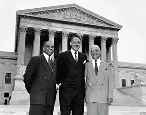 Thurgood Marshall After Winning Brown v. Board of Education
