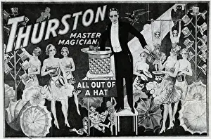 Assistant Prints: Thurston, Master Magician Poster