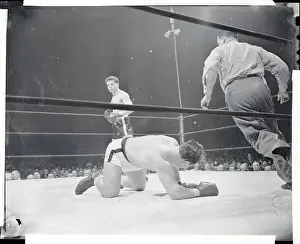 Tiberio Mitri After a Knock Out