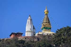 Images Dated 13th January 2012: Tibetan Buddhist Swayambhunath Temple Kathmandu