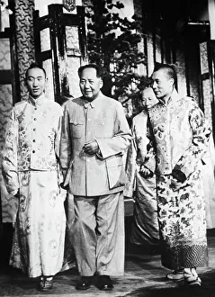 14th Dalai Lama Prints: Tibetan Leaders Meet with Mao Zedong