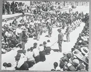 Lhasa Prints: Tibetan Schoolchildren Playing Tug of War