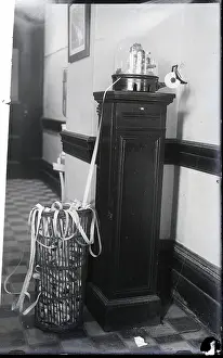 Stockbroker Prints: Ticker In A Stockbroker'S Office