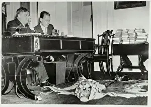 Tiger Prints: Tiger Rug Decorating Fiorello LaGuardia's Office