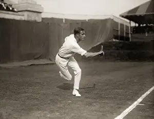 Ball Court Prints: Tilden in Action on the Court