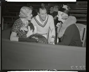 Bill Tilden with Actresses