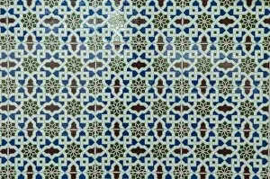Tile pattern, Granada province, Andalucia, Spain