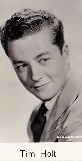 Tim Holt, Film Stars series, collectible C T Bridgewater cigarette card, 1940