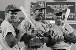Tim McCarver, Orlando Cepeda, and Roger Maris