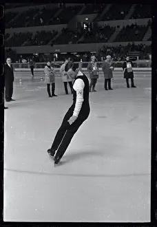 Grenoble Prints: Tim Woods Skating on the Ice