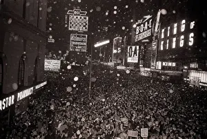 New Years Eve Prints: Time Square New Year Celebration