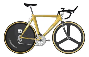Racing Bicycle Prints: Time-trial bike