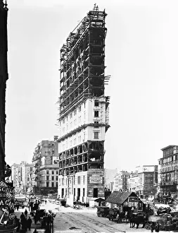 Building Construction Prints: Times Building Under Construction, 1904