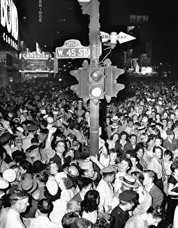 Times Square Crowd for V-J Day