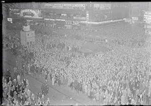 Times Square Election Crowds