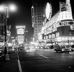 Marquee Prints: Times Square at Night, 1959