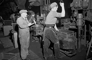 Charles Hewitt Prints: Timing Worker