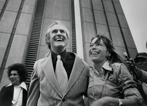 Psychologist Prints: Timothy Leary and Wife Leaving Federal Correctional Center