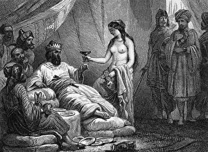 Mongol Prints: Timur Drinking with Bayezid's Woman