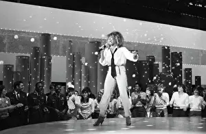 Tina Turner Performs On A TV Show