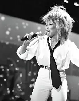 Tina Turner Performs On A TV Show