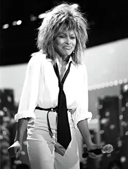 Tina Turner Performs On A TV Show