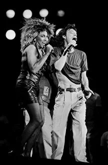 Iconic Concert Prints: Celebrate the Unforgettable Music Event That United the World: Tina Turner & The Rolling Stones At Live Aid