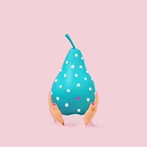 Images Dated 2nd November 2016: Tiny Hands Big Pear