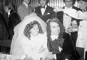Rice Prints: Tiny Tim and Miss Vicki at Their Wedding